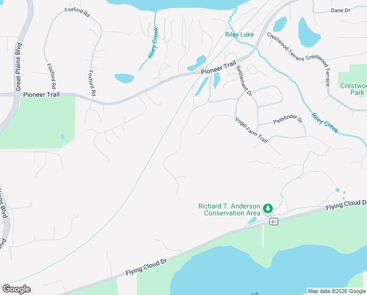 map of restaurants, bars, coffee shops, grocery stores, and more near 9977 Trails End Road in Chanhassen