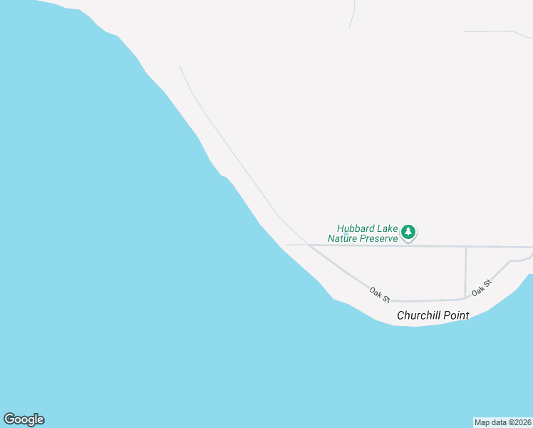 map of restaurants, bars, coffee shops, grocery stores, and more near 5600-6274 Pine Street in Hubbard Lake