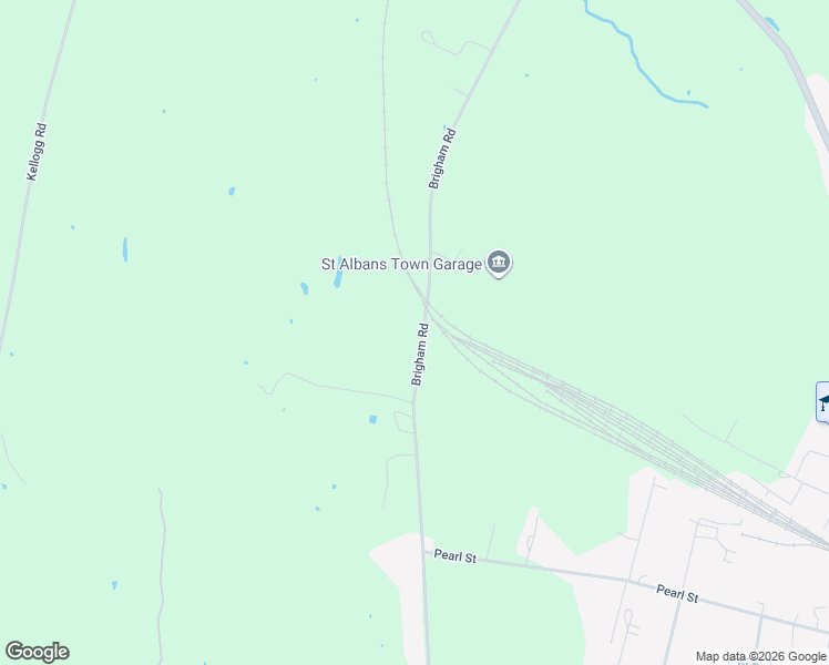 map of restaurants, bars, coffee shops, grocery stores, and more near 171 Brigham Road in Saint Albans City