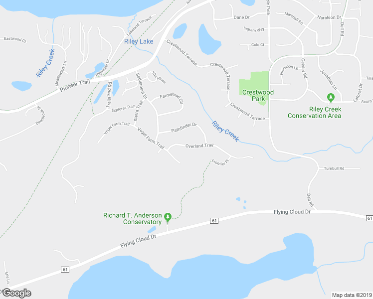 map of restaurants, bars, coffee shops, grocery stores, and more near 18605 Overland Trail in Eden Prairie