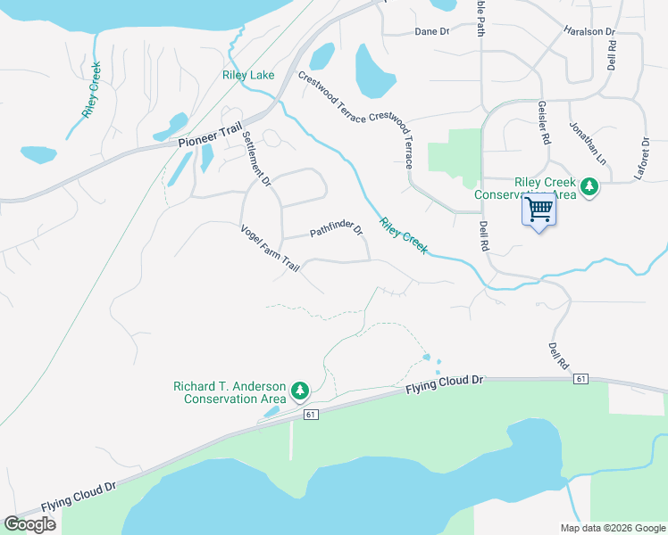 map of restaurants, bars, coffee shops, grocery stores, and more near 18662 Vogel Farm Trail in Eden Prairie