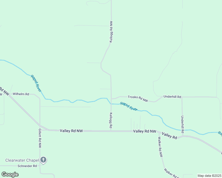 map of restaurants, bars, coffee shops, grocery stores, and more near 8355 Kellogg Road Northwest in Alden
