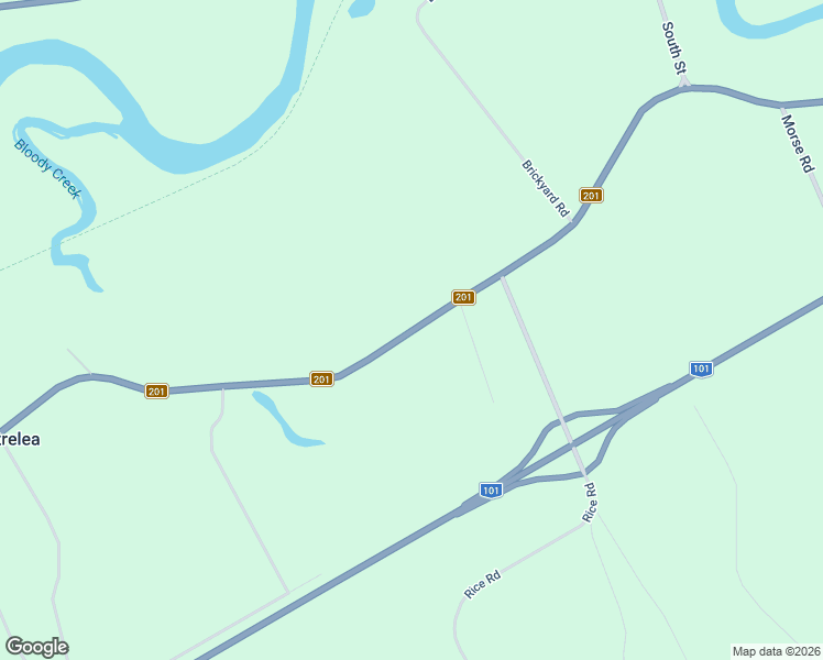 map of restaurants, bars, coffee shops, grocery stores, and more near 3939 Nova Scotia 201 in Bridgetown