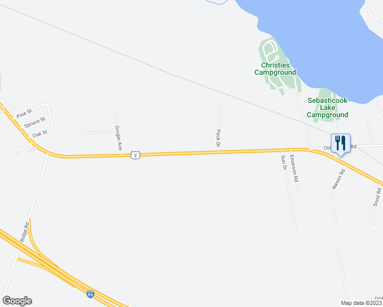 map of restaurants, bars, coffee shops, grocery stores, and more near 252 Elm Street in Newport