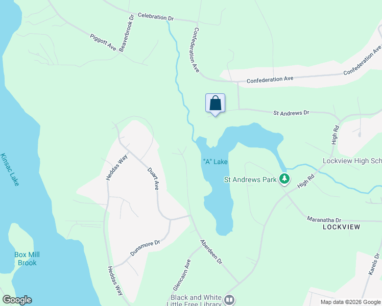 map of restaurants, bars, coffee shops, grocery stores, and more near 309 Aberdeen Drive in Fall River