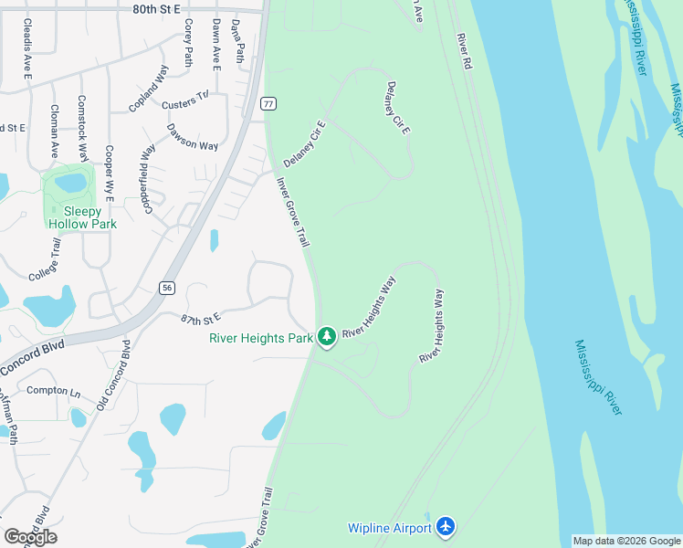 map of restaurants, bars, coffee shops, grocery stores, and more near 8620 Inver Grove Trail in Inver Grove Heights