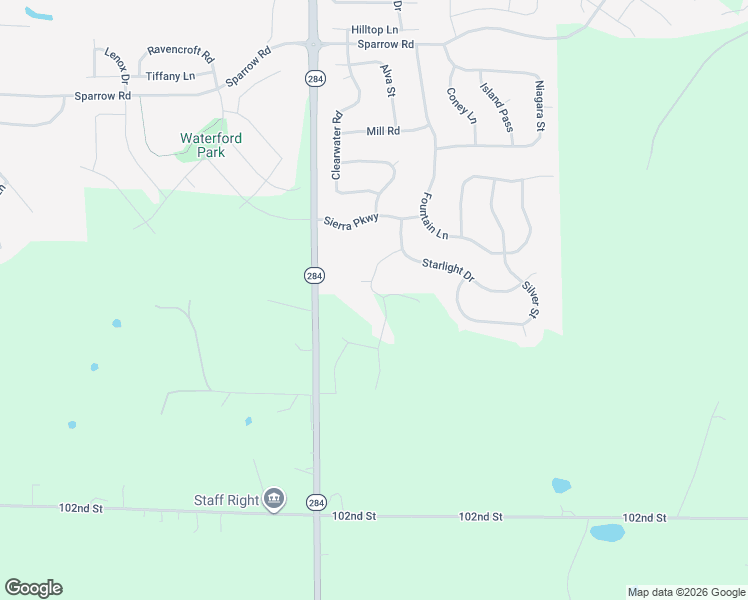 map of restaurants, bars, coffee shops, grocery stores, and more near 9835 Minnesota 284 in Waconia