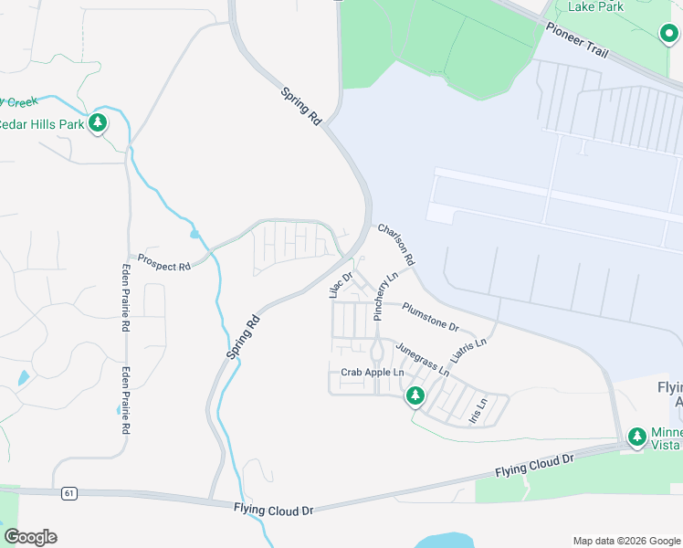 map of restaurants, bars, coffee shops, grocery stores, and more near 15795 Porchlight Lane in Eden Prairie