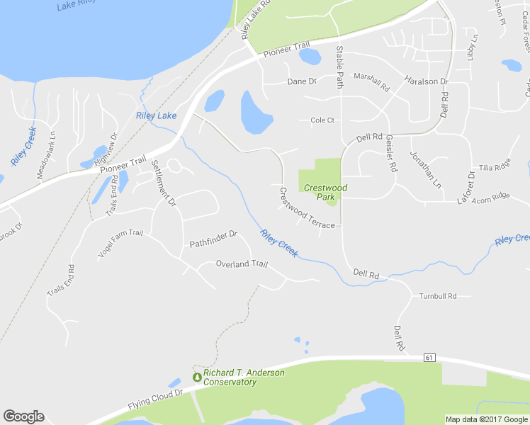 map of restaurants, bars, coffee shops, grocery stores, and more near 9828 Crestwood Terrace in Eden Prairie