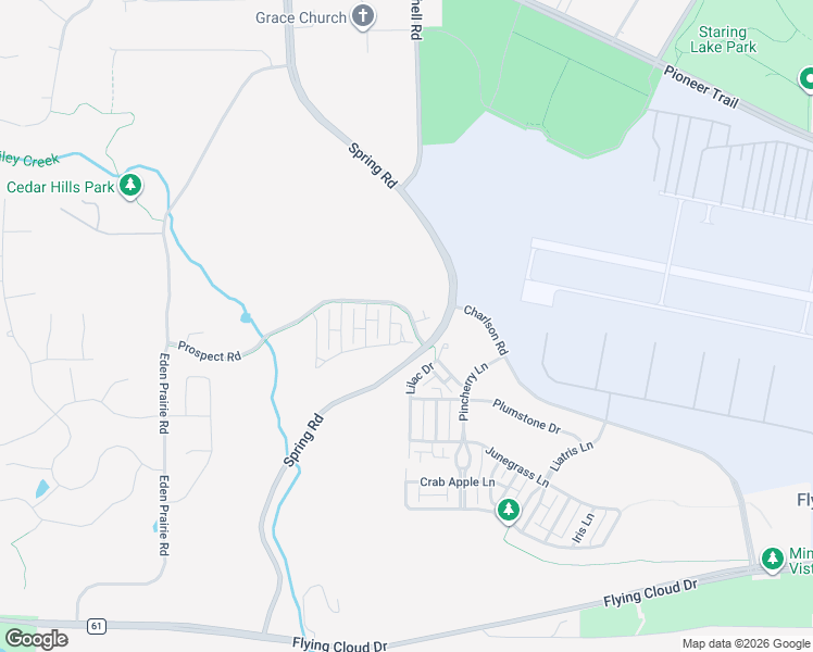 map of restaurants, bars, coffee shops, grocery stores, and more near 15769 Porchlight Lane in Eden Prairie