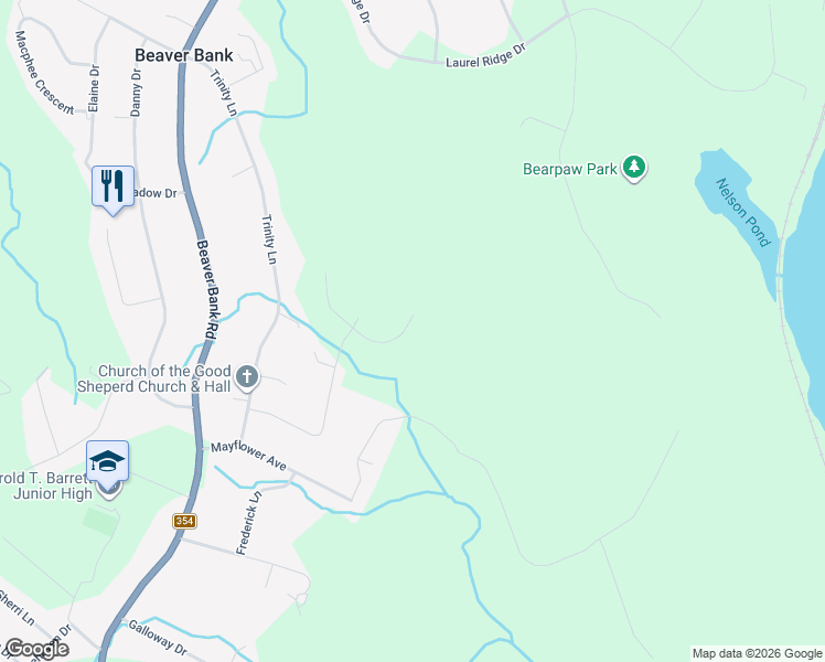 map of restaurants, bars, coffee shops, grocery stores, and more near 193 Darner Drive in Beaver Bank