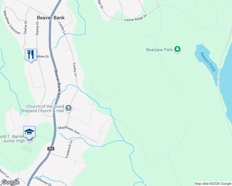 map of restaurants, bars, coffee shops, grocery stores, and more near 201 Darner Drive in Beaver Bank