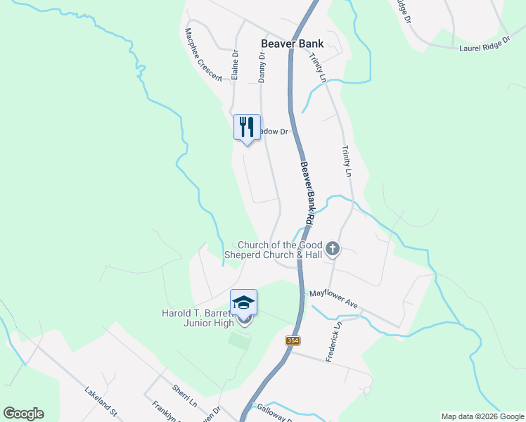 map of restaurants, bars, coffee shops, grocery stores, and more near 4 Carrie Crescent in Beaver Bank