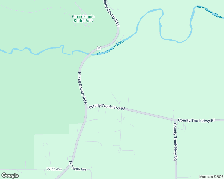 map of restaurants, bars, coffee shops, grocery stores, and more near W11864 County Trunk Highway Ff in River Falls