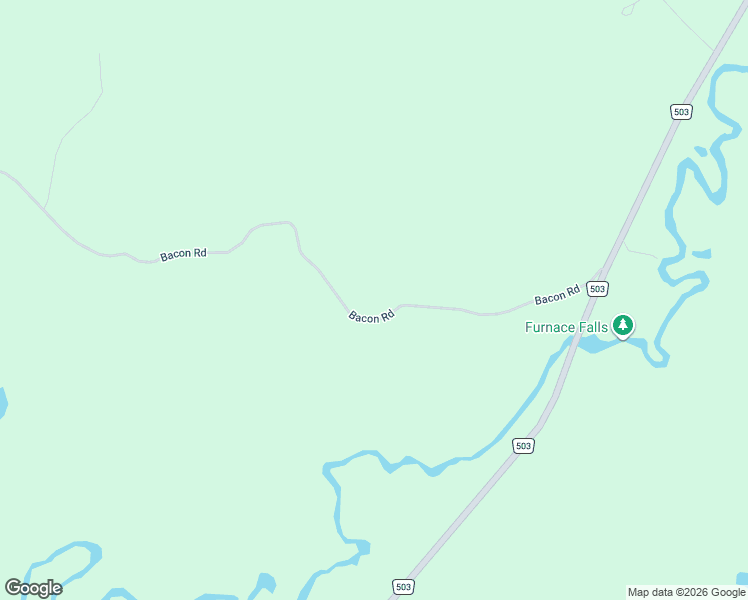 map of restaurants, bars, coffee shops, grocery stores, and more near 1190 Bacon Road in Minden