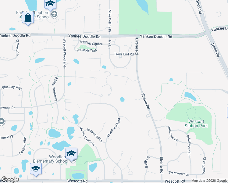 map of restaurants, bars, coffee shops, grocery stores, and more near 864 Great Oaks Trail in Eagan