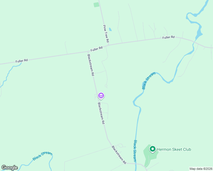 map of restaurants, bars, coffee shops, grocery stores, and more near 867 Blackstream Road in Hermon