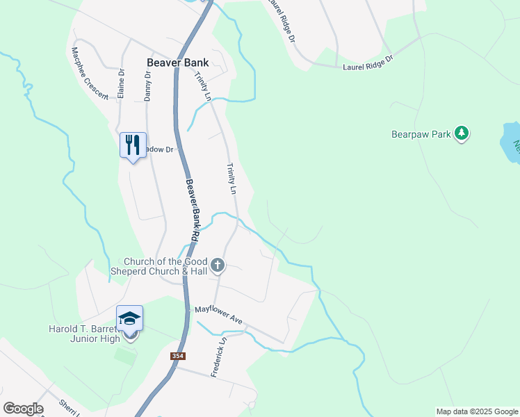 map of restaurants, bars, coffee shops, grocery stores, and more near 81 Darner Drive in Beaver Bank