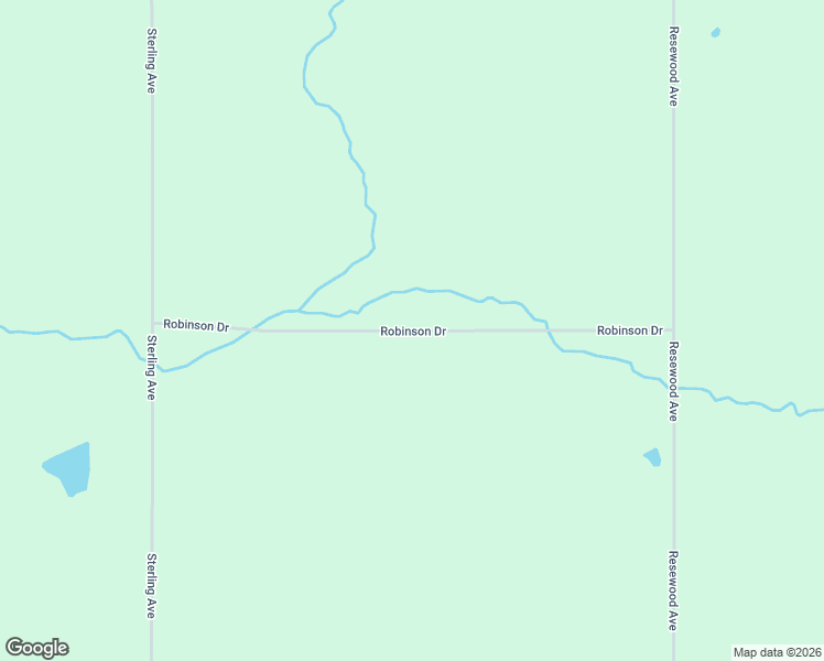 map of restaurants, bars, coffee shops, grocery stores, and more near Robinson Drive in Clark County