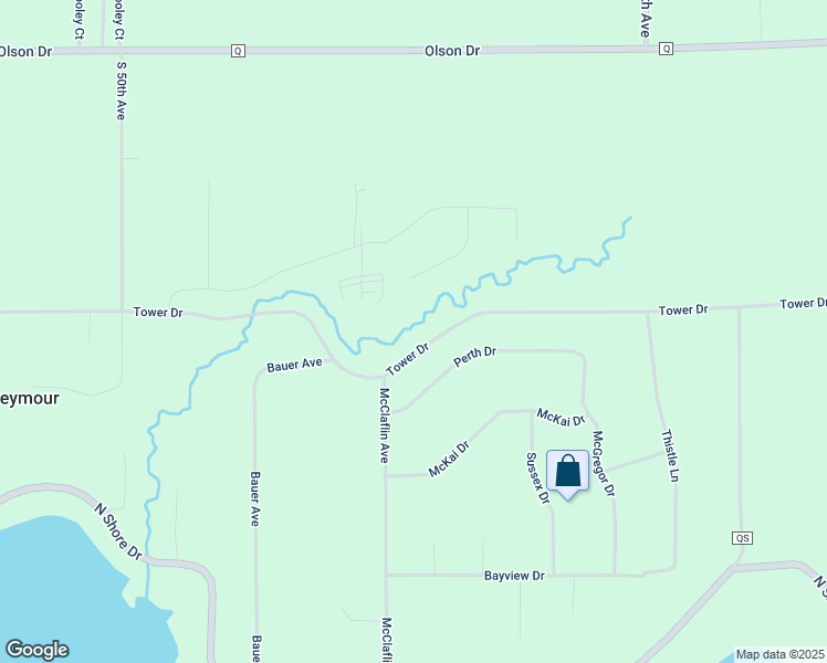 map of restaurants, bars, coffee shops, grocery stores, and more near 1383 Wood Trail in Eau Claire