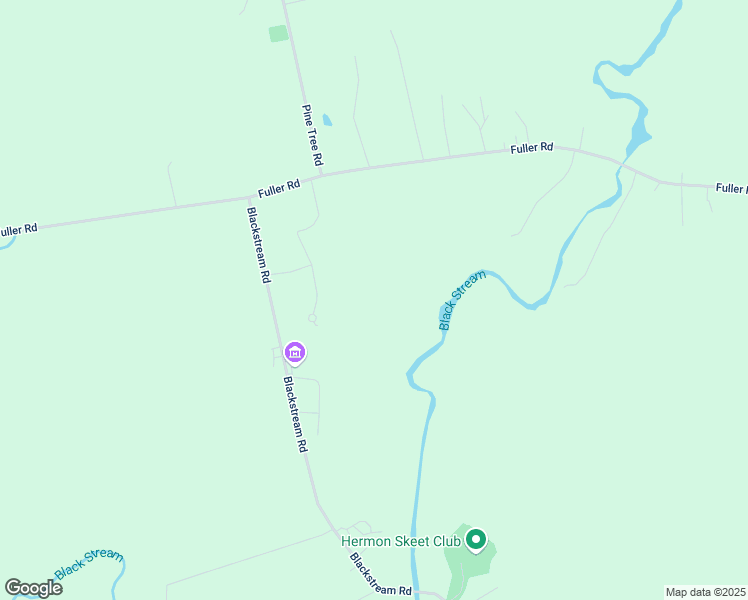 map of restaurants, bars, coffee shops, grocery stores, and more near 878 Blackstream Road in Hermon