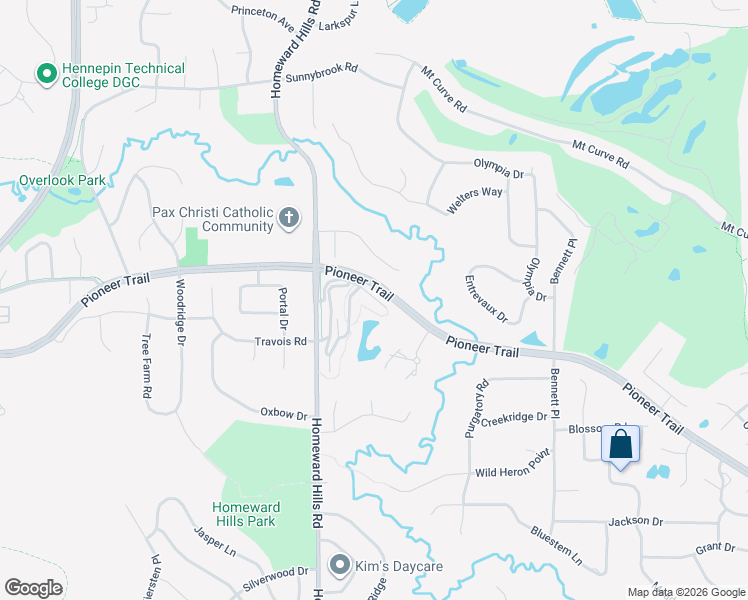 map of restaurants, bars, coffee shops, grocery stores, and more near 11837 Harvest Lane in Eden Prairie