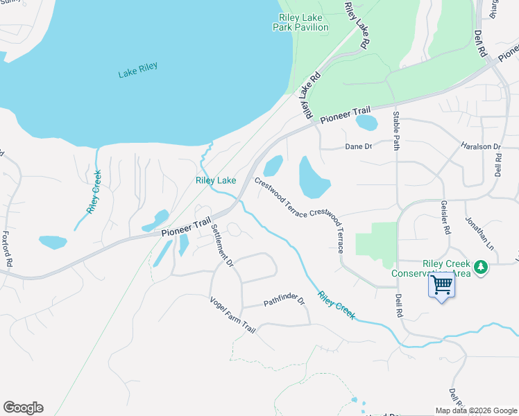 map of restaurants, bars, coffee shops, grocery stores, and more near 18674 Ponderosa Court in Eden Prairie