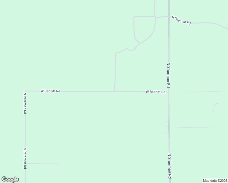 map of restaurants, bars, coffee shops, grocery stores, and more near 9616 West Babbitt Road in Frederic