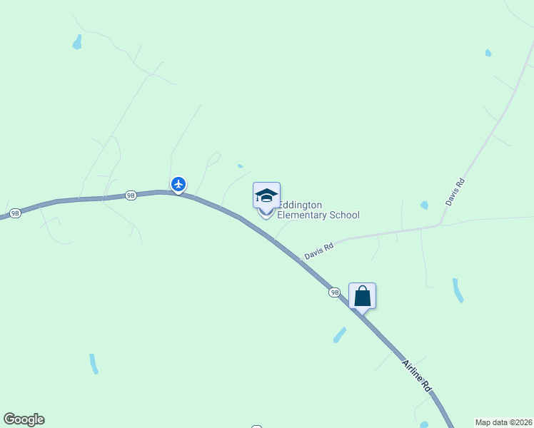 map of restaurants, bars, coffee shops, grocery stores, and more near 440 Main Road in Eddington