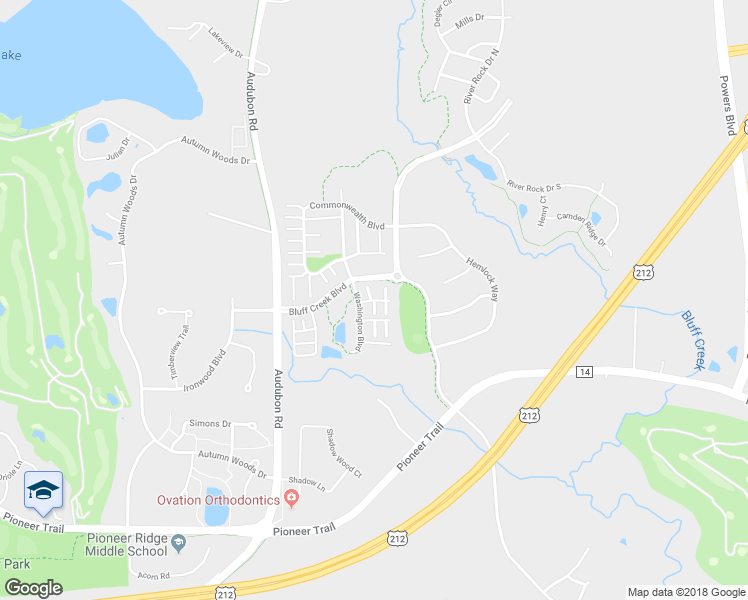 map of restaurants, bars, coffee shops, grocery stores, and more near 1834 Colonial Lane in Chanhassen