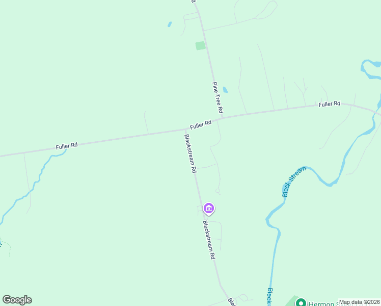 map of restaurants, bars, coffee shops, grocery stores, and more near 905 Blackstream Road in Hermon