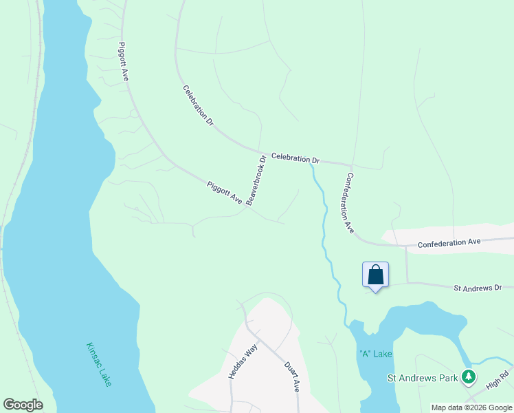 map of restaurants, bars, coffee shops, grocery stores, and more near 10 Kinross Court in Fall River