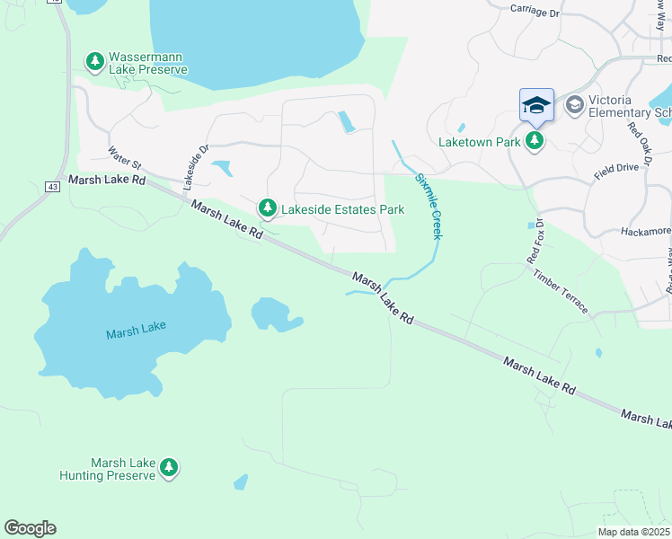 map of restaurants, bars, coffee shops, grocery stores, and more near 5740 Marsh Lake Road in Chaska