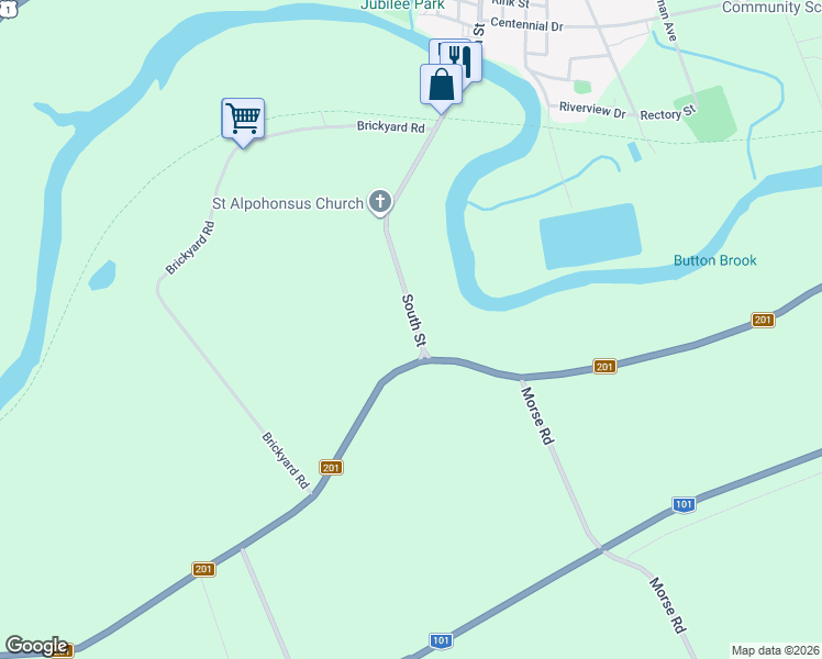 map of restaurants, bars, coffee shops, grocery stores, and more near in Carleton Corner