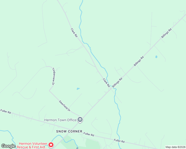 map of restaurants, bars, coffee shops, grocery stores, and more near 24 Clark Road in Hermon