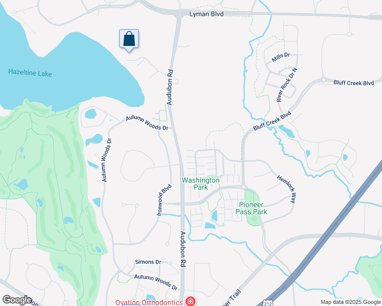 map of restaurants, bars, coffee shops, grocery stores, and more near 1952 Commonwealth Boulevard in Chanhassen