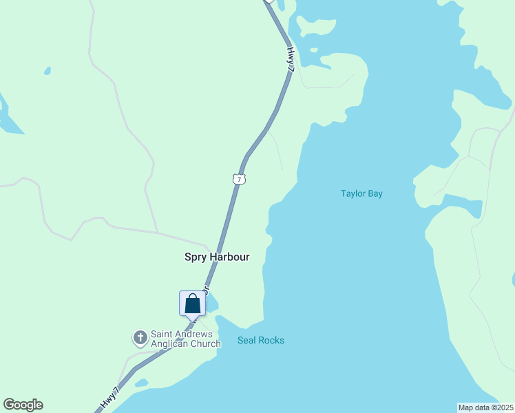 map of restaurants, bars, coffee shops, grocery stores, and more near 19118 Nova Scotia Trunk 7 in Tangier