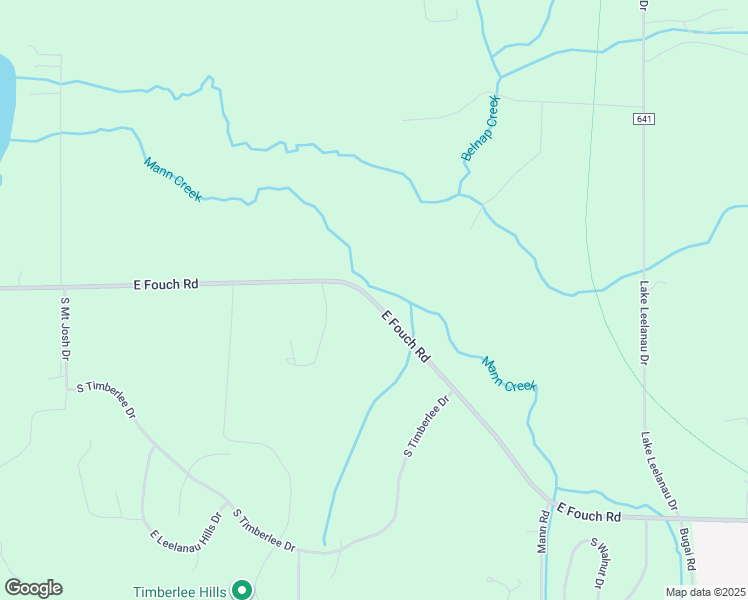 map of restaurants, bars, coffee shops, grocery stores, and more near 7707 East Fouch Road in Traverse City
