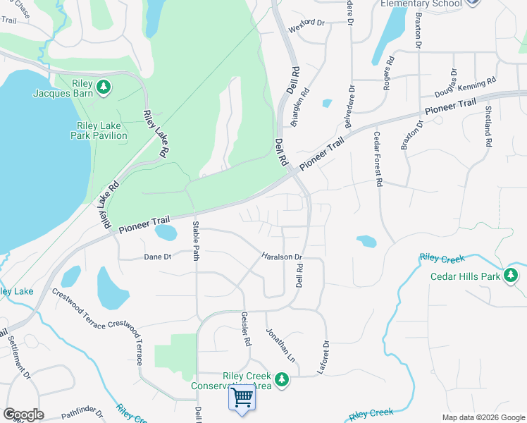 map of restaurants, bars, coffee shops, grocery stores, and more near 17618 Hackberry Court in Eden Prairie