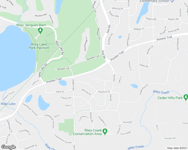 map of restaurants, bars, coffee shops, grocery stores, and more near 17704 Hackberry Court in Eden Prairie