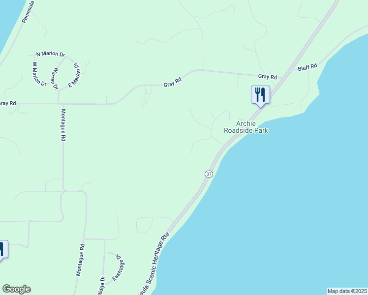 map of restaurants, bars, coffee shops, grocery stores, and more near 1600-1798 Moonrise Ct in Traverse City