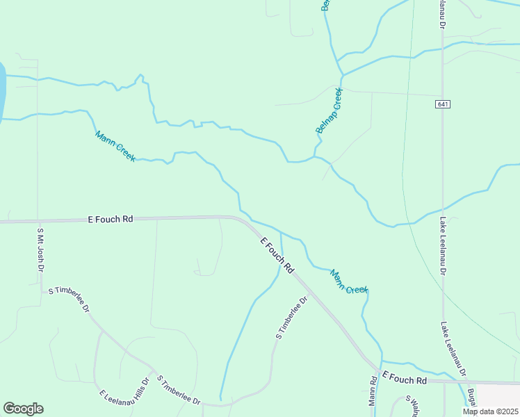 map of restaurants, bars, coffee shops, grocery stores, and more near 7707 East Fouch Road in Traverse City