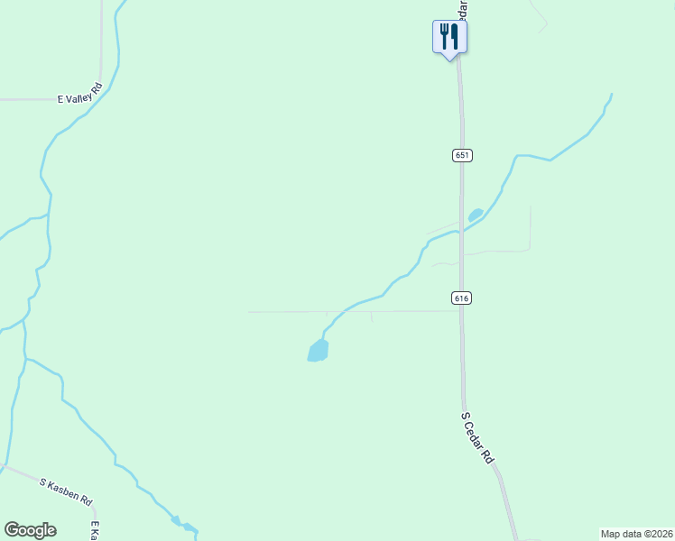 map of restaurants, bars, coffee shops, grocery stores, and more near 2725 East Popa Road in Cedar