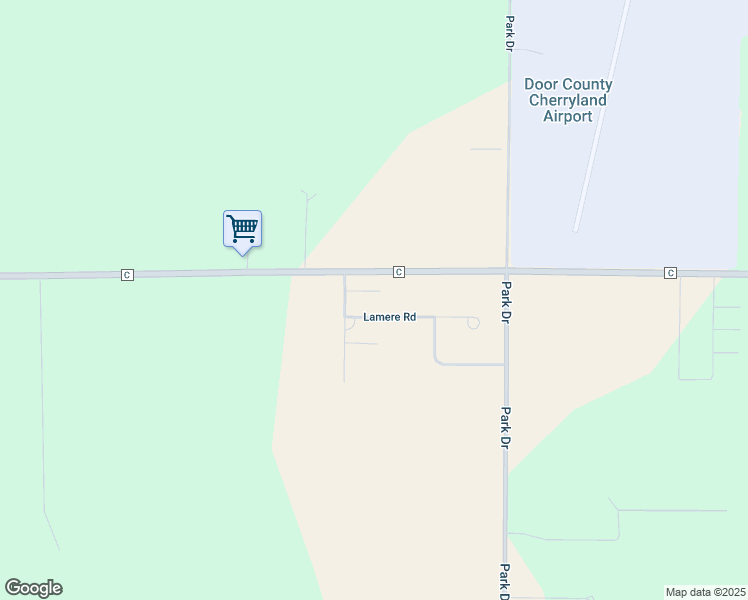 map of restaurants, bars, coffee shops, grocery stores, and more near 6935 Hadden Road in Sturgeon Bay