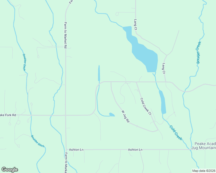 map of restaurants, bars, coffee shops, grocery stores, and more near 205 West Jug Road in McCall