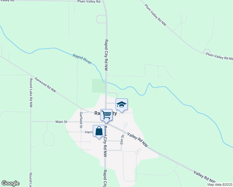map of restaurants, bars, coffee shops, grocery stores, and more near 8332 1st Street in Rapid City