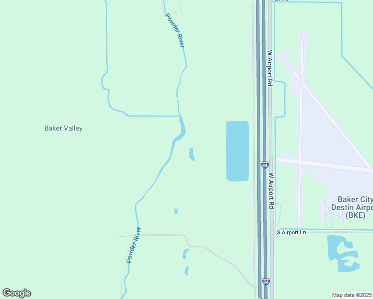 map of restaurants, bars, coffee shops, grocery stores, and more near 43898 Old Trail Road in Baker City