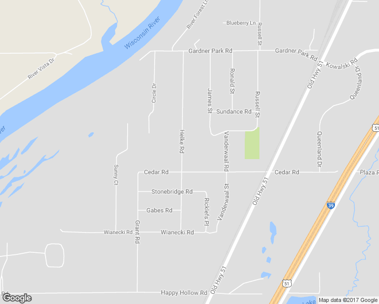 map of restaurants, bars, coffee shops, grocery stores, and more near 1926 Helke Road in Mosinee