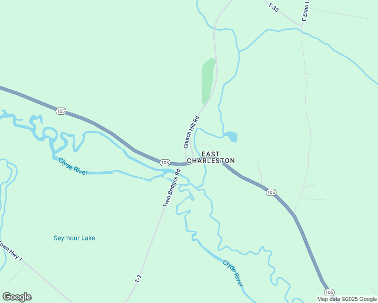 map of restaurants, bars, coffee shops, grocery stores, and more near 7104 Vermont 105 in Charleston