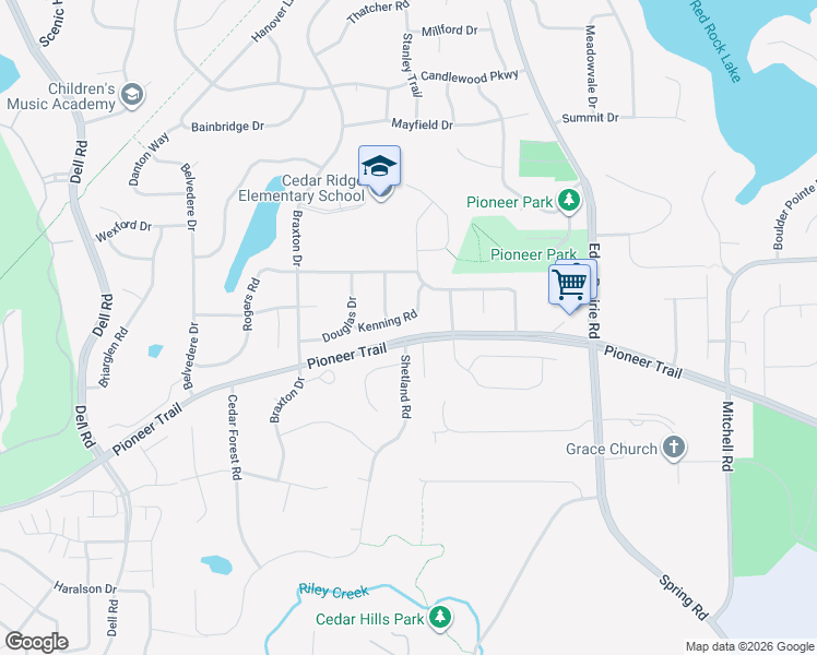 map of restaurants, bars, coffee shops, grocery stores, and more near 9101 Shetland Road in Eden Prairie